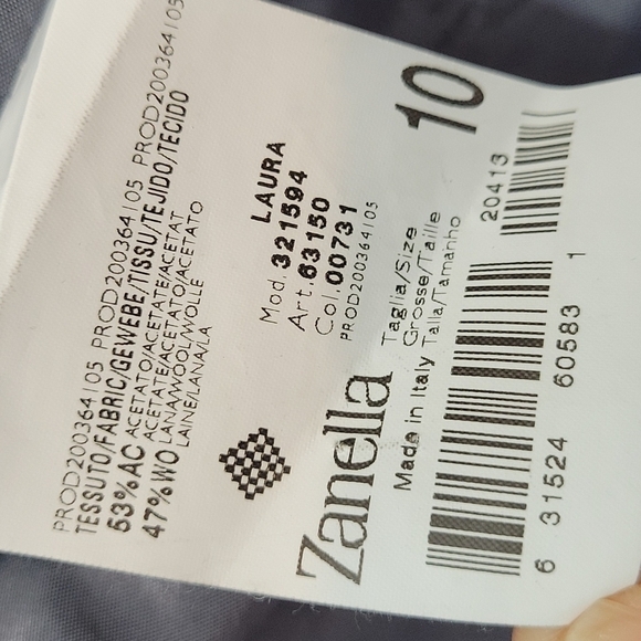 Zanella Made in Italy High Waist Skirt Suit Set size 10 - Picture 12 of 13